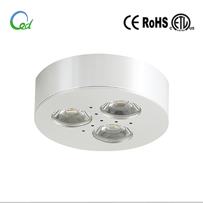 CE RoHS ETL approved LED Cabinet Light, LED puck light, 12V, 3W