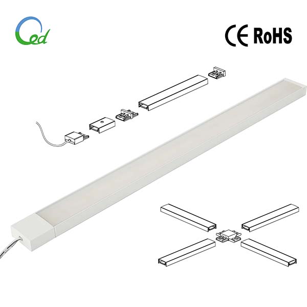 DIY LED strip light for cabinet, input 12V DC, 30cm, 50cm, 100cm, with dimmer, sensor, ON/OFF switch