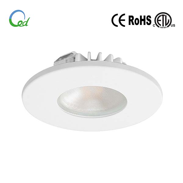 LED cabinet light, input 12V or 24V DC, 3W, Ra>80, recessed mounted or surface mounted